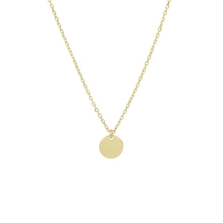 Geelgouden Collier rondje 1 4022521