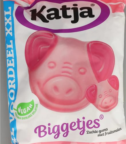 Katja - Biggetjes XXL - 12 x 410 gr - Voordeelverpakking