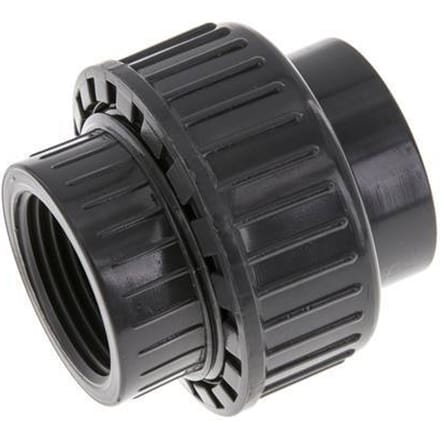 PVC Rechte Lijmmof 32mm x Binnendraad Rp 1'' FKM