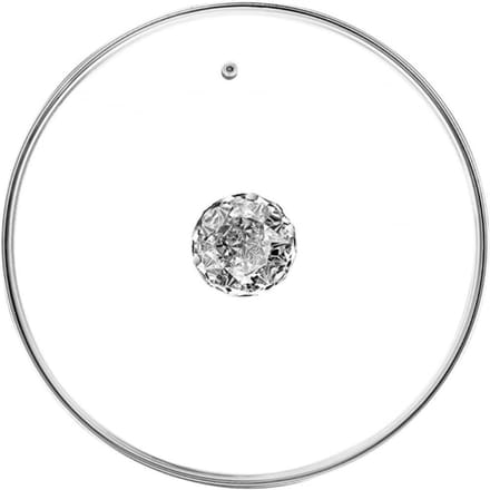 Glazen Deksel - Universele Pot Deksel - Koken en Stomen - Gehard Glas - 32 cm - Transparant
