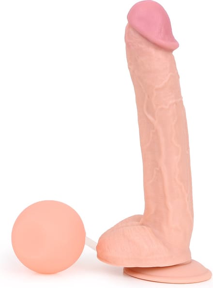 Kiotos COX Squirting Dildo 28 x 4.8 cm - blanke beige