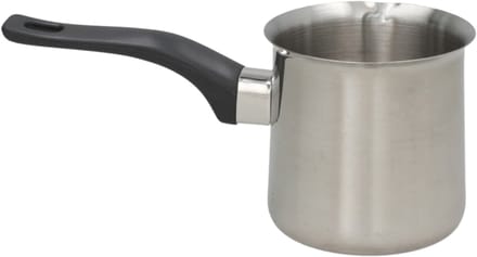 Gerimport melk en sauspan klein - RVS - 500 ml - D9 x H9 cm - metaal