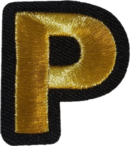 Fjesta© Oeteldonk embleem - Gouden letter P
