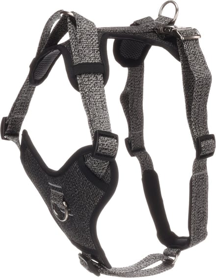 Flamingo - Hond Harnas Mago Donkergrijs XL 53-86cm 65-105cm 25mm