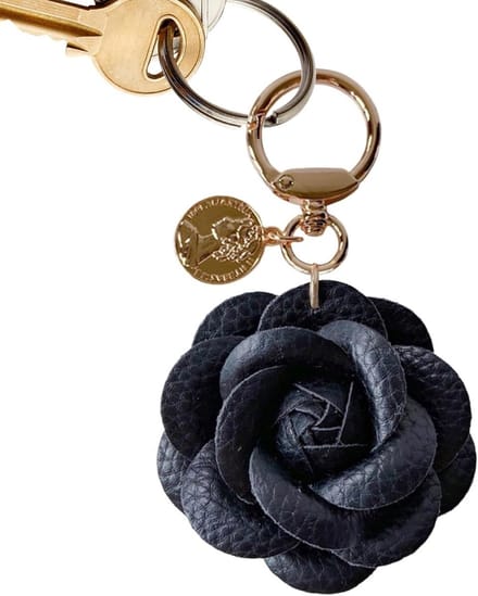 Tas Charm - Handtas Accessoire - Tas Decoratie - Bloemvorm Design - 55 x 95 cm - Bruin