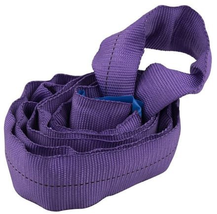 Rondstrop 1 ton, paars, 1 meter, eindloze hijsband - TRAILERGEAR