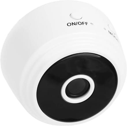 Mini Beveiligingscamera - Kleine Camera - Thuis Bewaken - Magnetische Bevestiging - 1080p HD - Wit