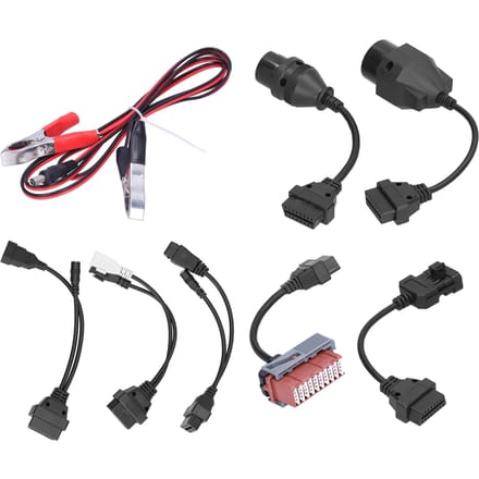 8 stuks Volledige Set Autokabels OBD Diagnostische Lijn Stroomkabel Kit Diagnose Adapter Converter black