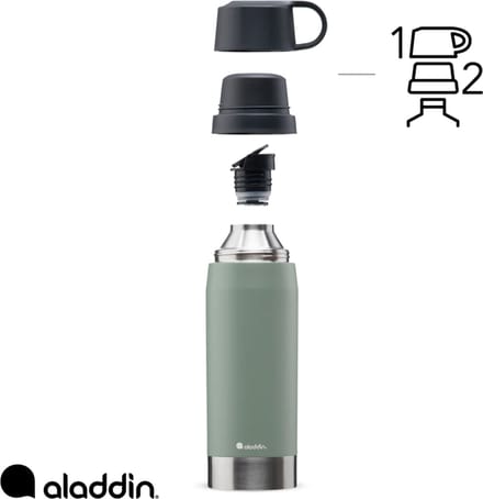 Aladdin - Thermavac Twin Cup Bottle 1100 ml Sage Green