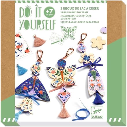Djeco knutselset Butterflies - creatieve sieraden maken.