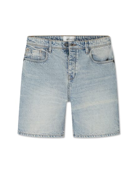 PURE PATH The Owen Regular Fit Short Jeans Heren - Broek - Lichtblauw - Maat 32