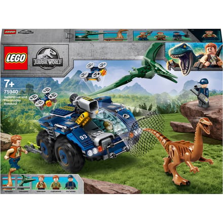 LEGO Jurassic World Ontsnapping van Gallimimus en Pteranodon 75940