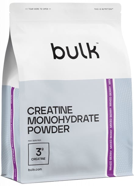 Bulk Creatine Monohydrate Powder - flavoured (500g) Mixed Berry - Creatine - Creatine Monohydraat