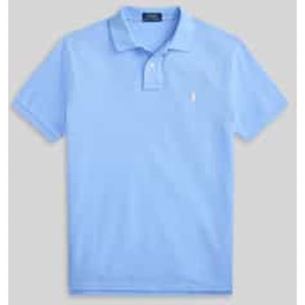 Custom slim fit poloshirt van puur katoen