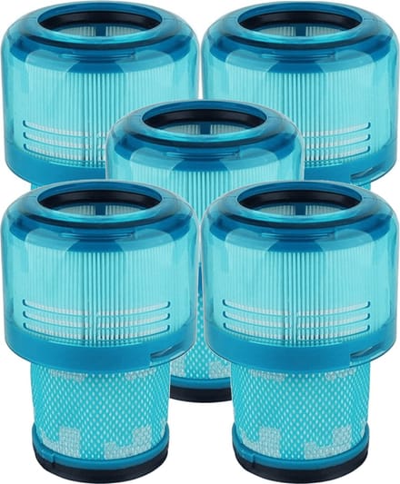 5x HEPA Filter compatibel met Dyson V15 Detect Complete Extra Stofzuiger Vervanging