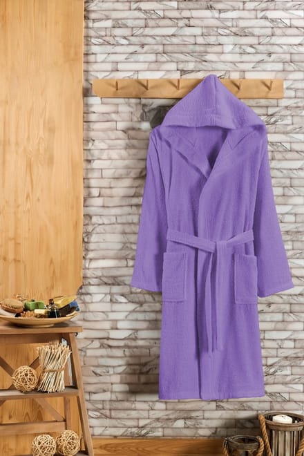 Badjas - Sauna - Ochtendjas - Lila - Wellness - XL