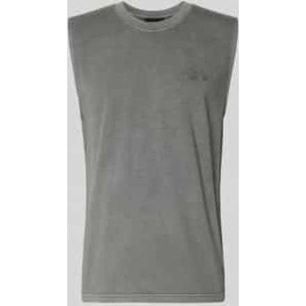Tanktop met logostitching model 'Signar'