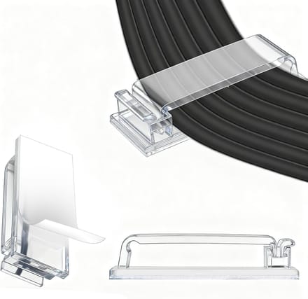 Dailygoods - Kabelhouderclips Set van 30 Stuks - Zelfklevende Cable Management Clips