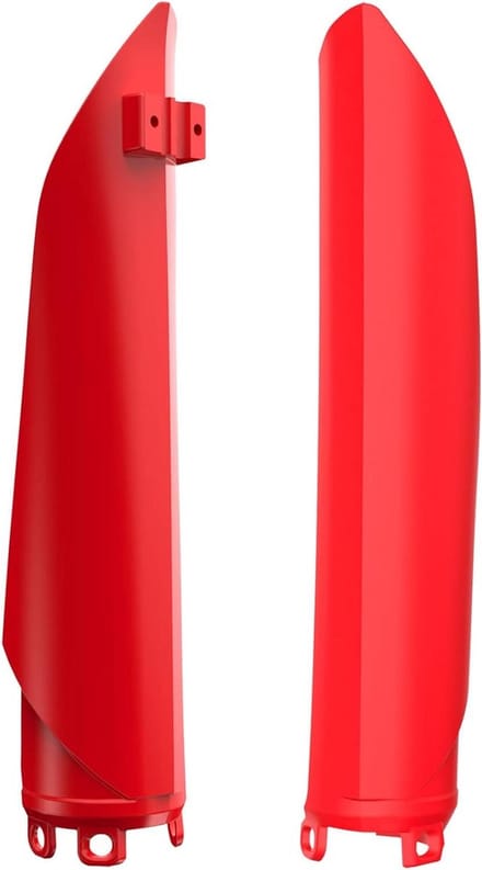 Vorkbeschermers Motor - Voorvork Covers - Onderhoud Motor - Slagvast Polypropyleen - Set van 2 - Rood