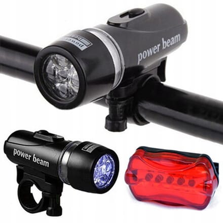LED Fietsverlichting Set Voor & Achter - Inclusief Batterijen
