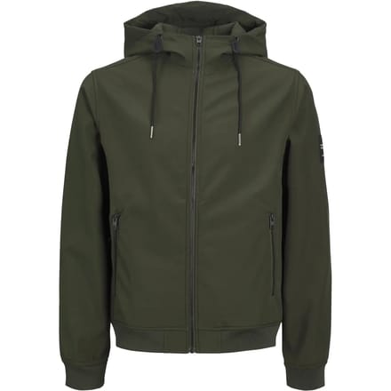 JACK&JONES - JJEBASIC SOFTSHELL HOOD NOOS - Heren - Buitenjassen