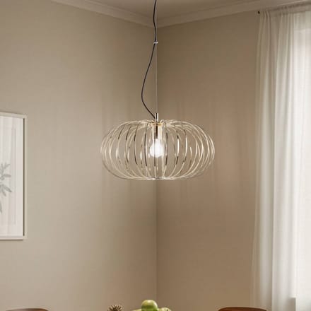 Domiluce Hanglamp Globe, Ø 51 cm, goudkleurig, 1-lamp, E27