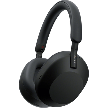 Sony WH-1000XM5 Over Ear headset Bluetooth Stereo Zwart High-Resolution Audio, Ruisonderdrukking (microfoon), Noise Cancelling Indicator voor