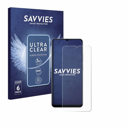 Savvies - Screenprotector voor realme C61 - Folie Beschermfolie transparant 6 Stuks