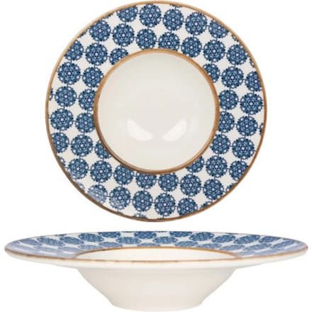 Bonna Pastabord - Lotus - Porselein - 28 cm (400cc) - set van 2