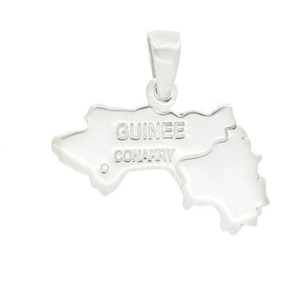 Blinx Jewels Zilveren Hanger Guinee