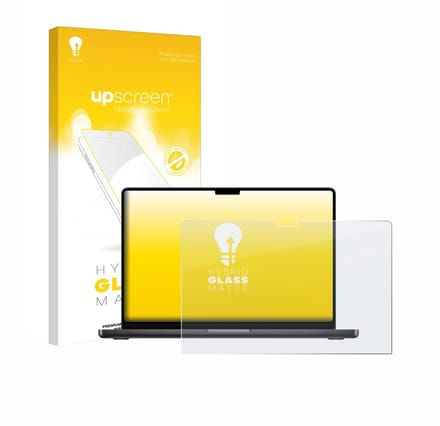 upscreen - Screenprotector voor Apple MacBook Pro 16" M5 2026 - Folie Beschermfolie Beschermglas matte
