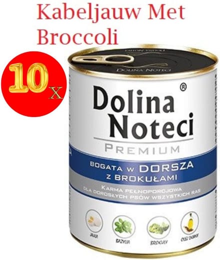Dolina Noteci - Hondenvoer - Kabeljauw - 15x800g