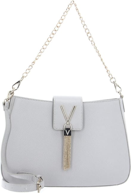 VALENTINO Schoudertas Divina Hobo Bag Ghiaccio Lichtgrijs