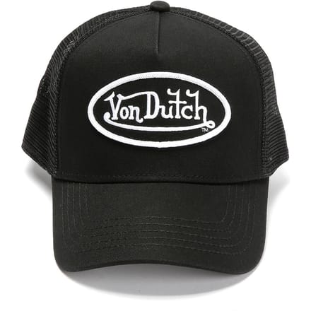 Von Dutch Staple Trucker Cap - Zwart- Dames, Zwart One Size