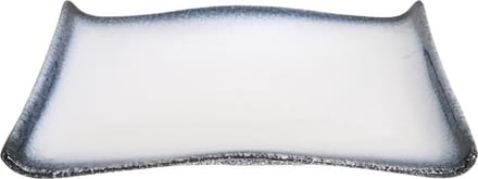 Tokyo Design Studio - Tajimi Serveerbord - Blauw/Wit - 30 x 22,2 cm - Japans Servies