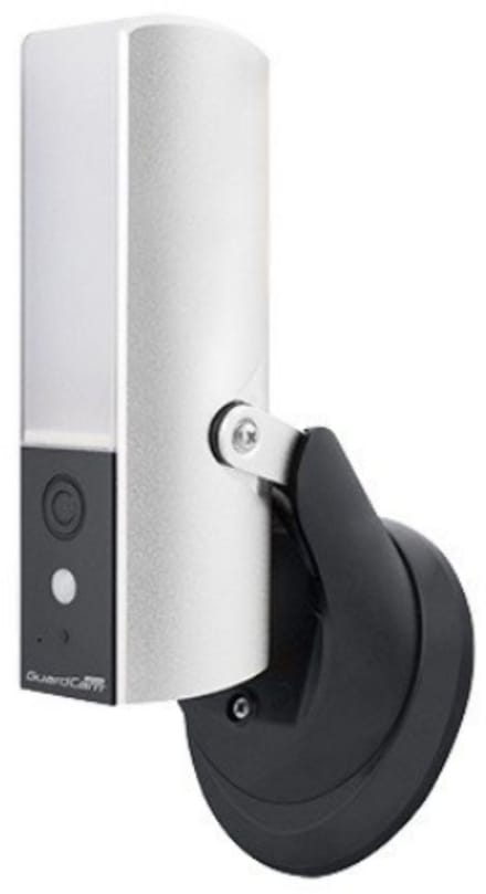 WiFi camera met App en sensorlamp GuardCam-DECO kleur zilver