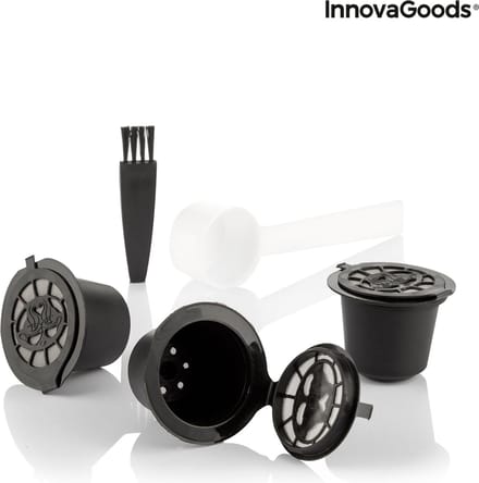 Set van 3 herbruikbare koffiecapsules Recoff InnovaGoods