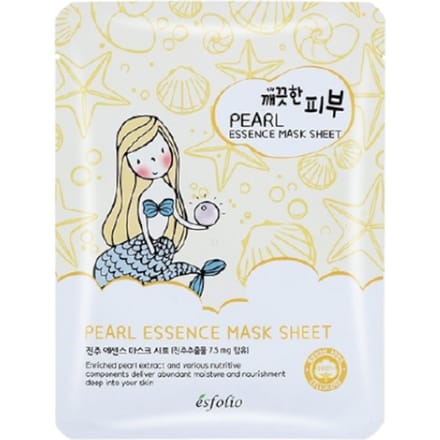 esfolio - Pure Skin Pearl Essence Mask Sheet Set 10pcs 25ml x 10pcs