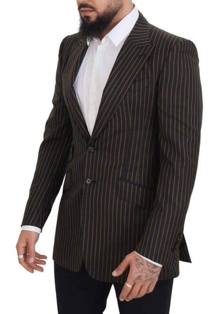 Pinstripe Blazer Klassieke Formele Kleding