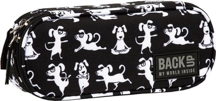 BackUP Yogahondjes etui - 20 x 13 x 5 cm - Zwart