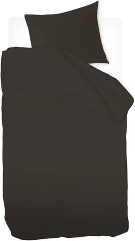 Snoozing Sade Dekbedovertrek - Eenpersoons - 140x200/220 cm - Zwart