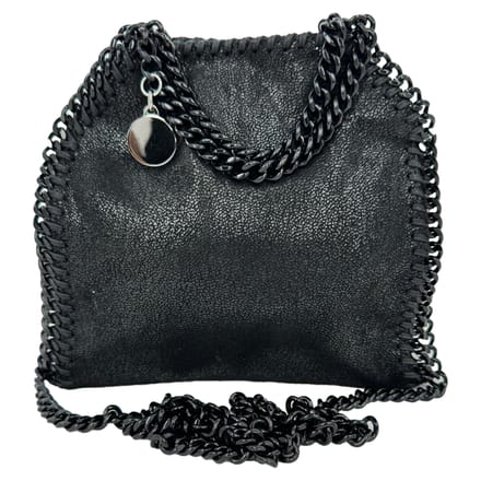 Stella McCartney Falabella Schoudertas in Zwart Leer