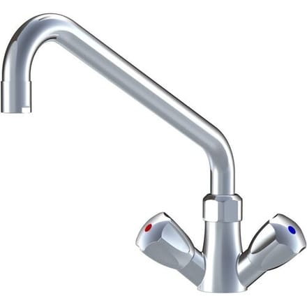 KWC Gastro two-handle sink mixer for professional kitchen, projection 30 cm K.24.41.04.000C07