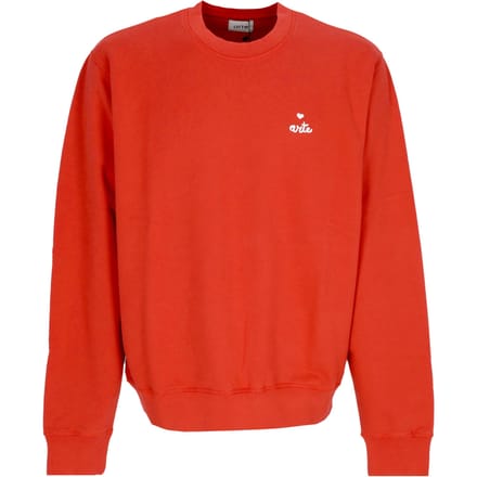Lichtgewicht Crewneck Man Heart Crewneck Red