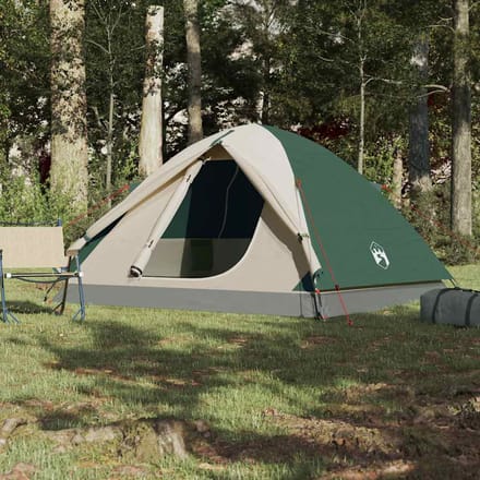 vidaXL - Koepeltent - 6-persoons - waterdicht - groen