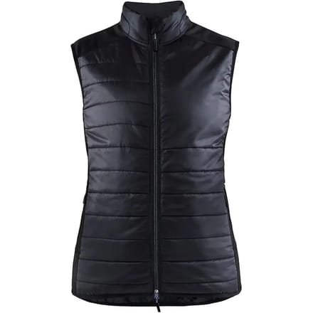 Blaklader Dames bodywarmer gevoerd 3864-2030 - Zwart/Donkergrijs - S