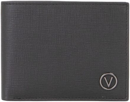 VALENTINO Leren Portemonnee Plama Wallet Nero Zwart
