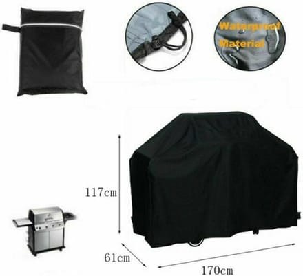 Barbecue BBQ beschermhoes XXL 170x117x61cm