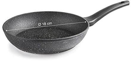 Koekenpan Ø 18 cm - Antiaanbaklaag en Ergonomische Handgreep