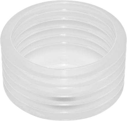 Boorstofverzamelaar - Stofopvangbak - Werkplaats Schoonhouden - Stabiele Structuur - 14 x 7 x 7 cm - Wit